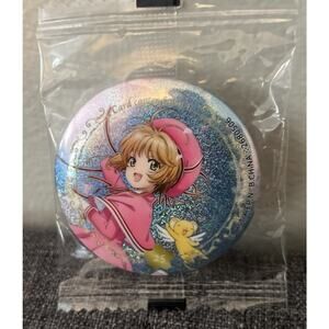 Cardcaptor Sakura 25th Anniversary Can Badge Holographic Brand New US Seller